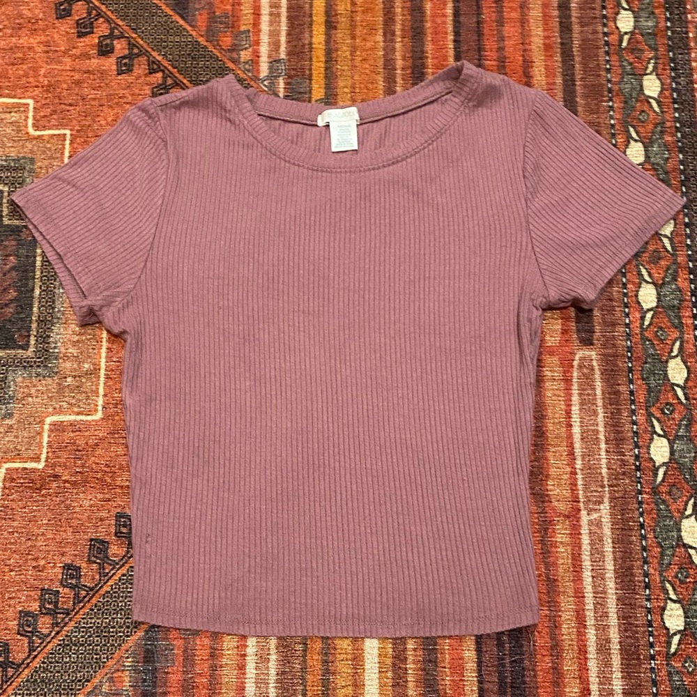 Purple Crop Top